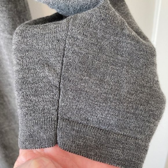 Eileen Fisher 100% Wool Duster, Grey, Size XL - Picture 4 of 5